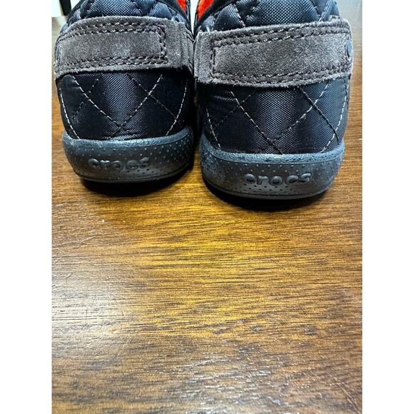 Crocs Suede Anyweather Loafer Slip On Shoe Women 9.5 Brown Neutral Comfort Comfy - Picture 7 of 8